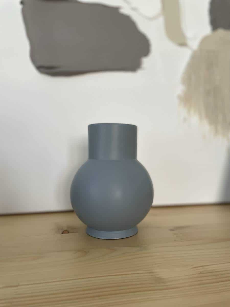 Pudgy gris vase