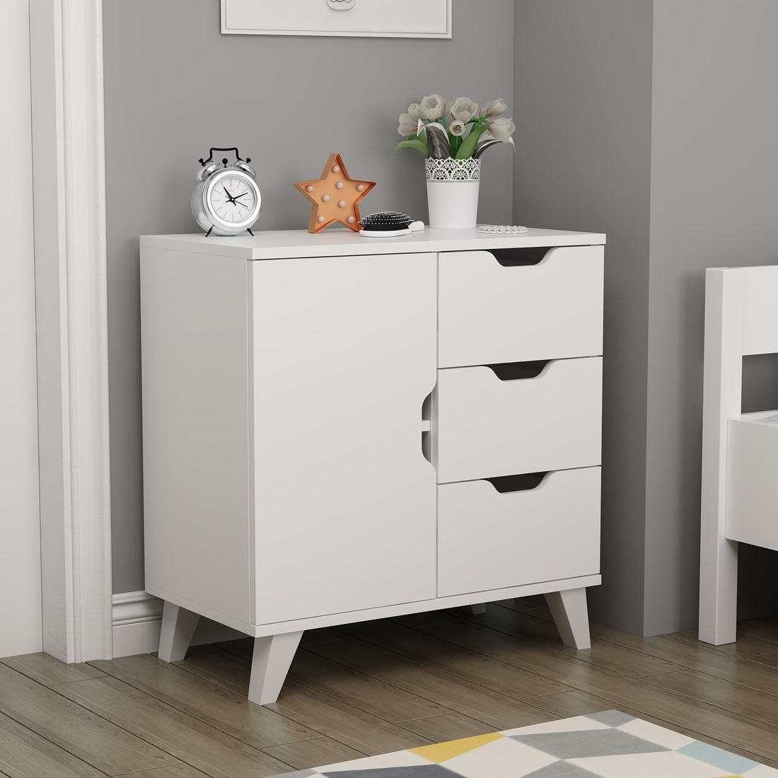 La commode Valencia 3+1 - White