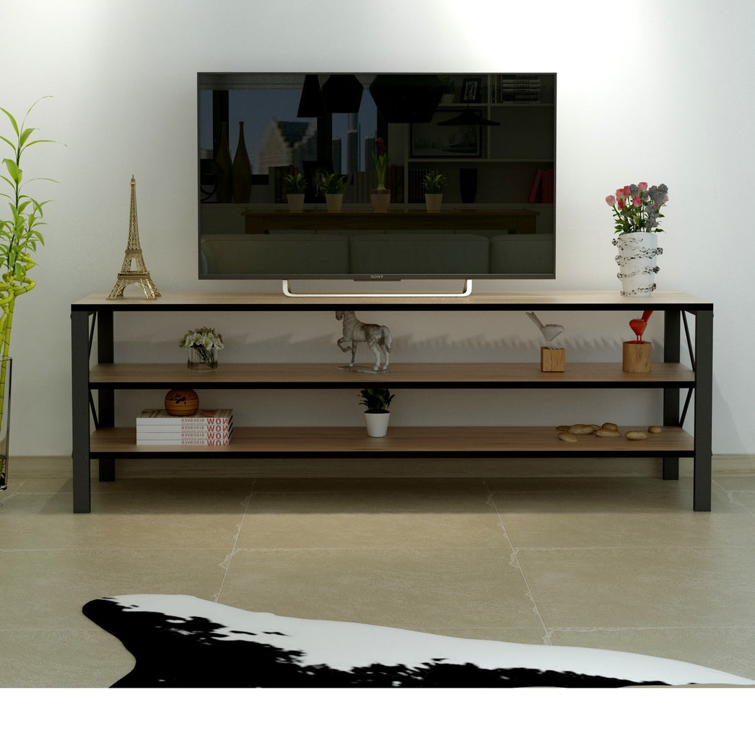 Meuble TV Nero - Walnut