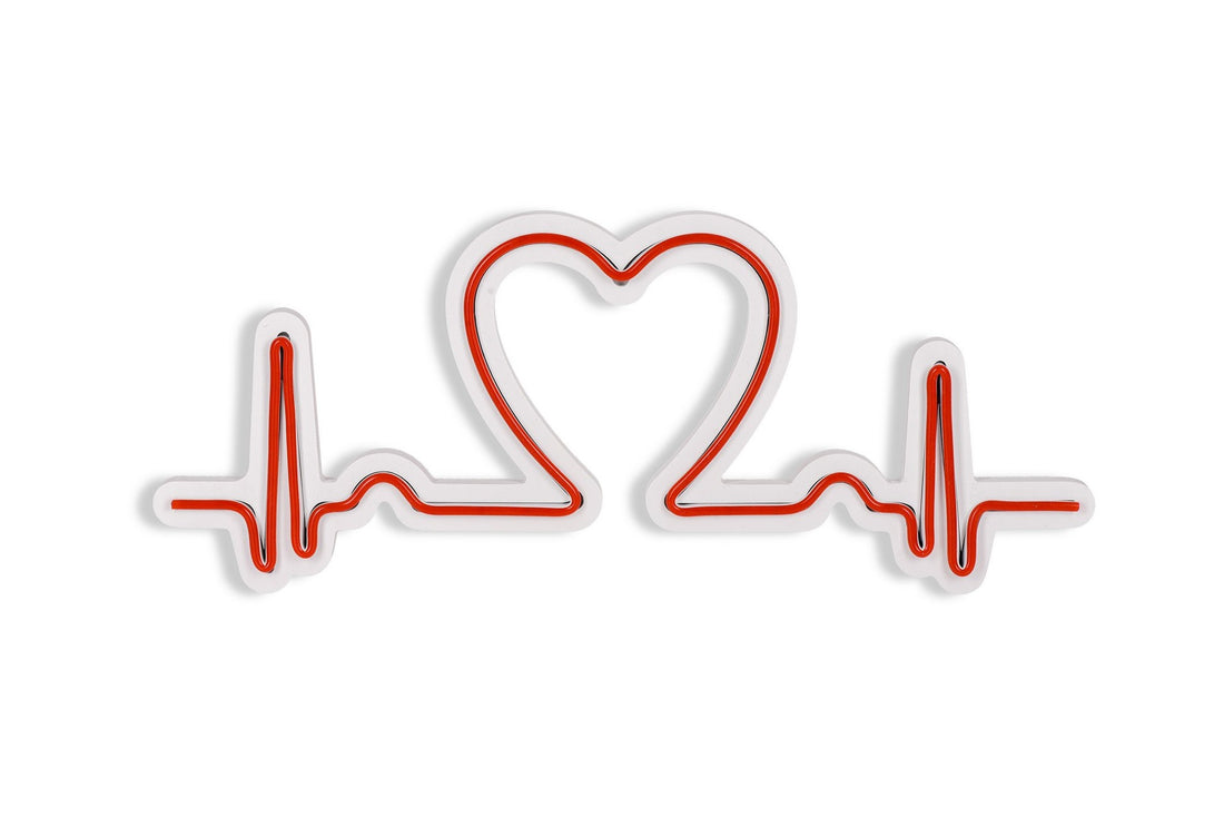 Éclairage LED en plastique décoratif Love Rhythm - Red