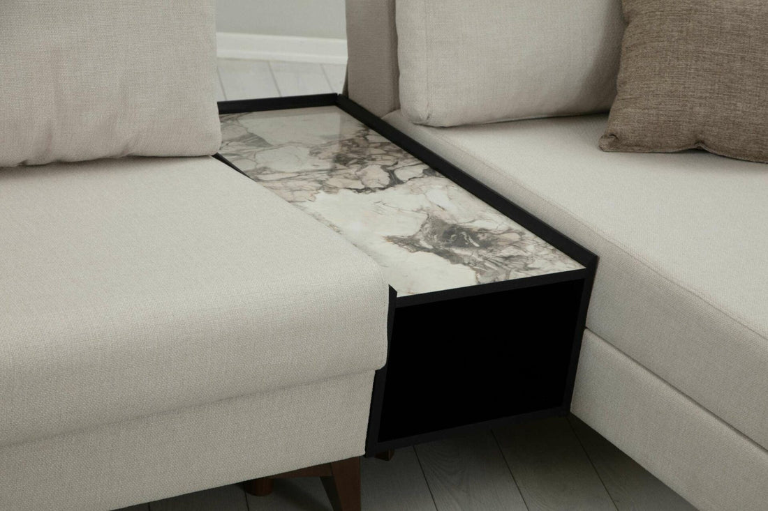 Canapé Kristal Rest Marble Set - Beige