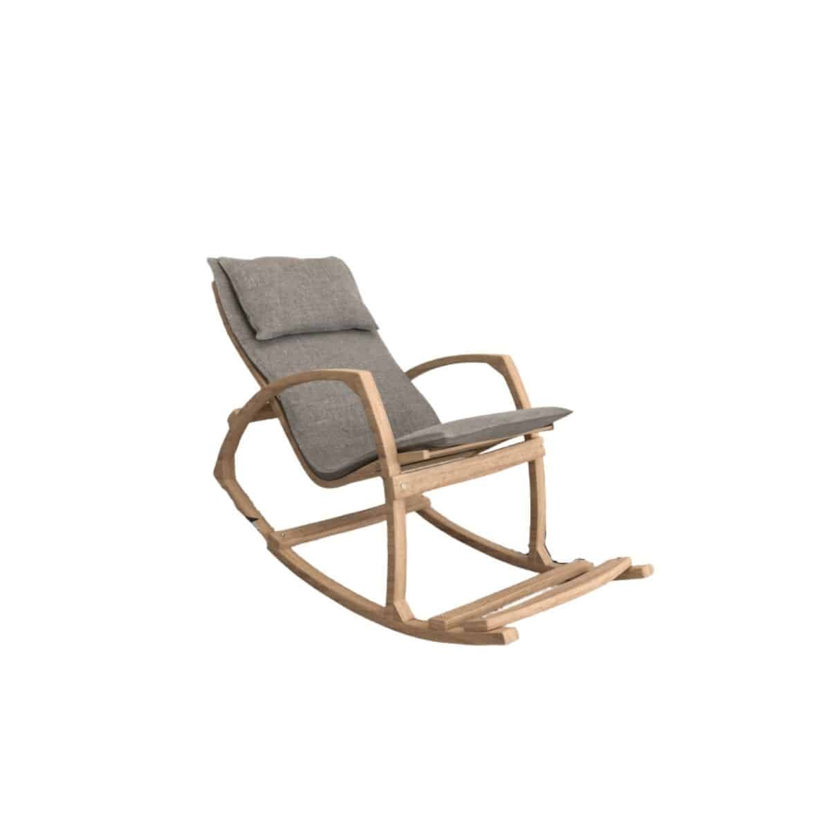 Vezir Fauteuil à bascule Gris