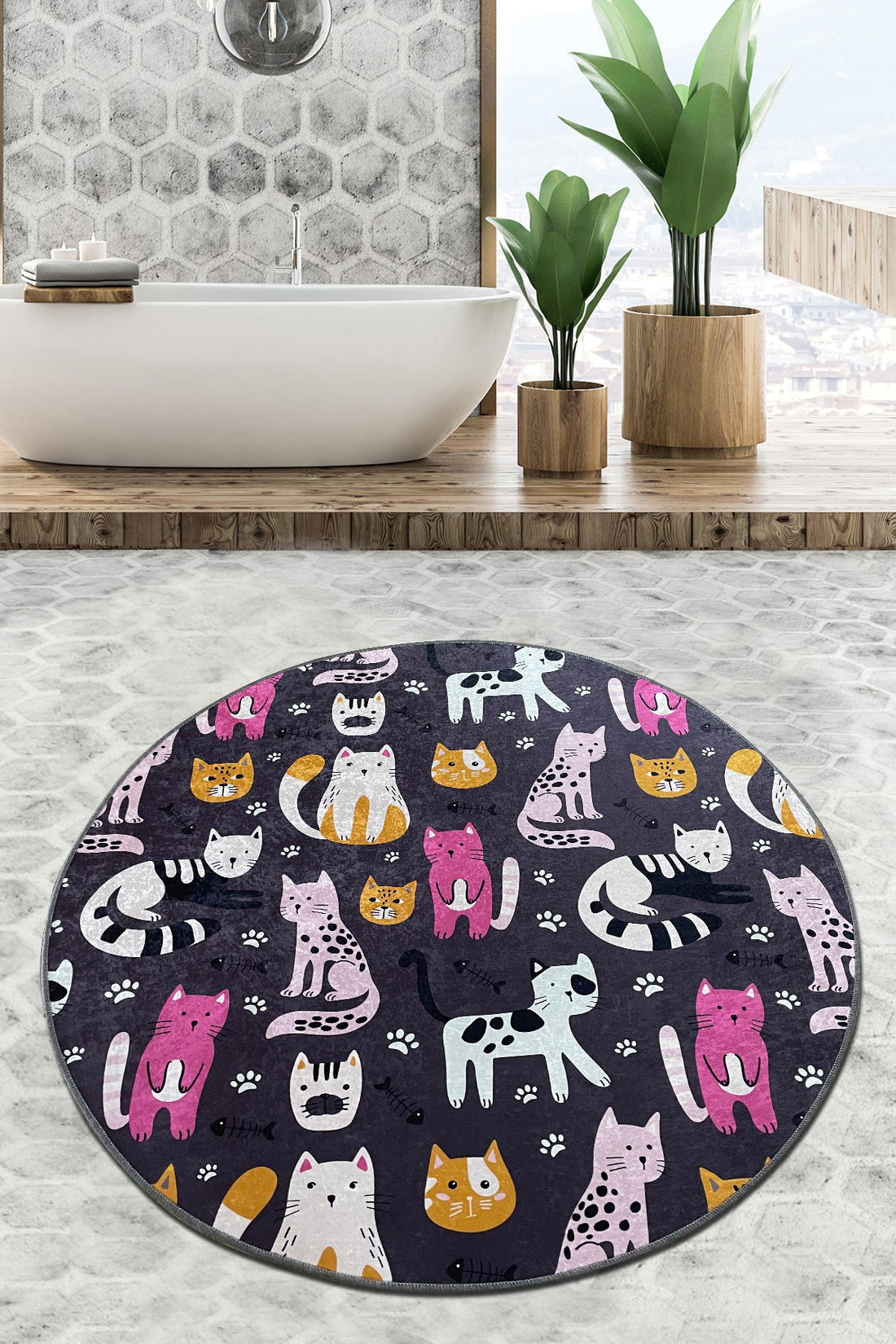Tapis de bain Park Cat Djt (80 cm)