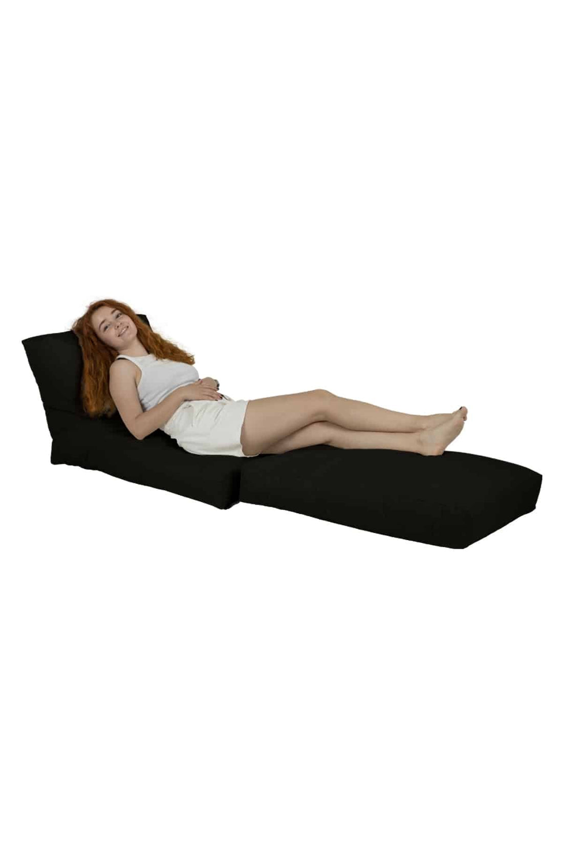 Siesta Pouf convertible / coussin de sol Noir