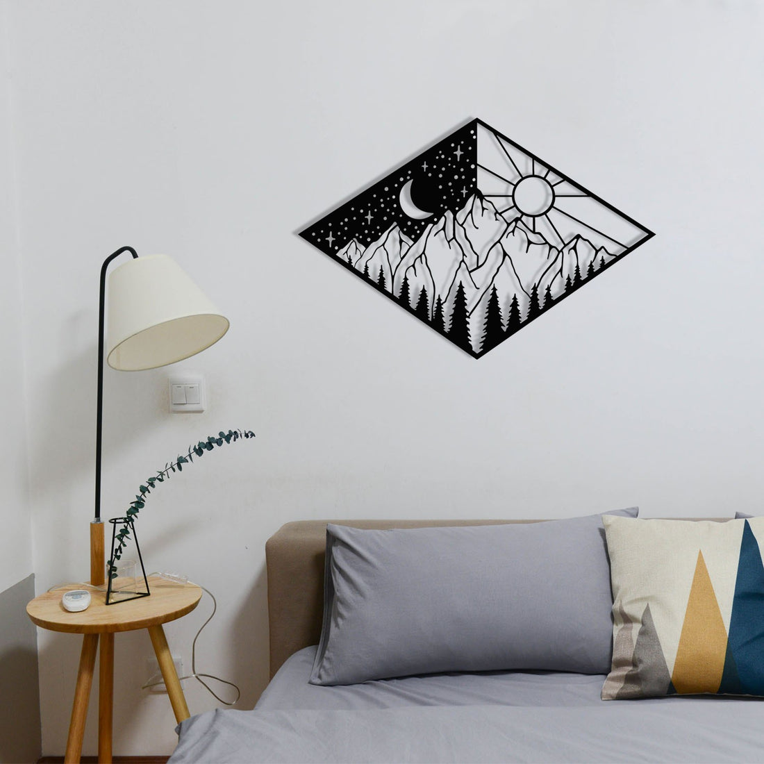 Accessoire mural en métal décoratif Suveyda