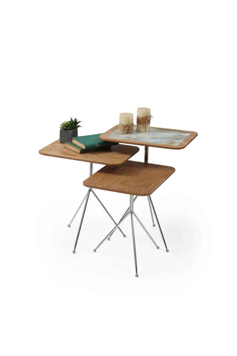 Diamond gigognes table (blanche)