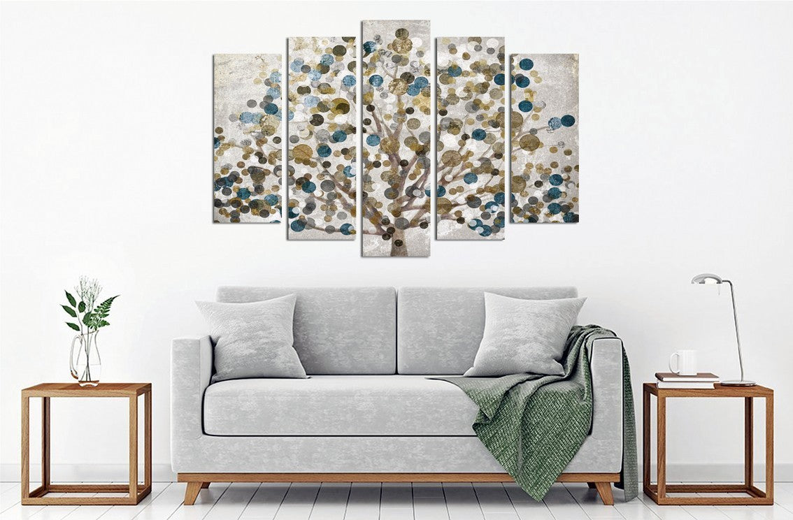 Peinture décorative en toile (5 pièces) BC64