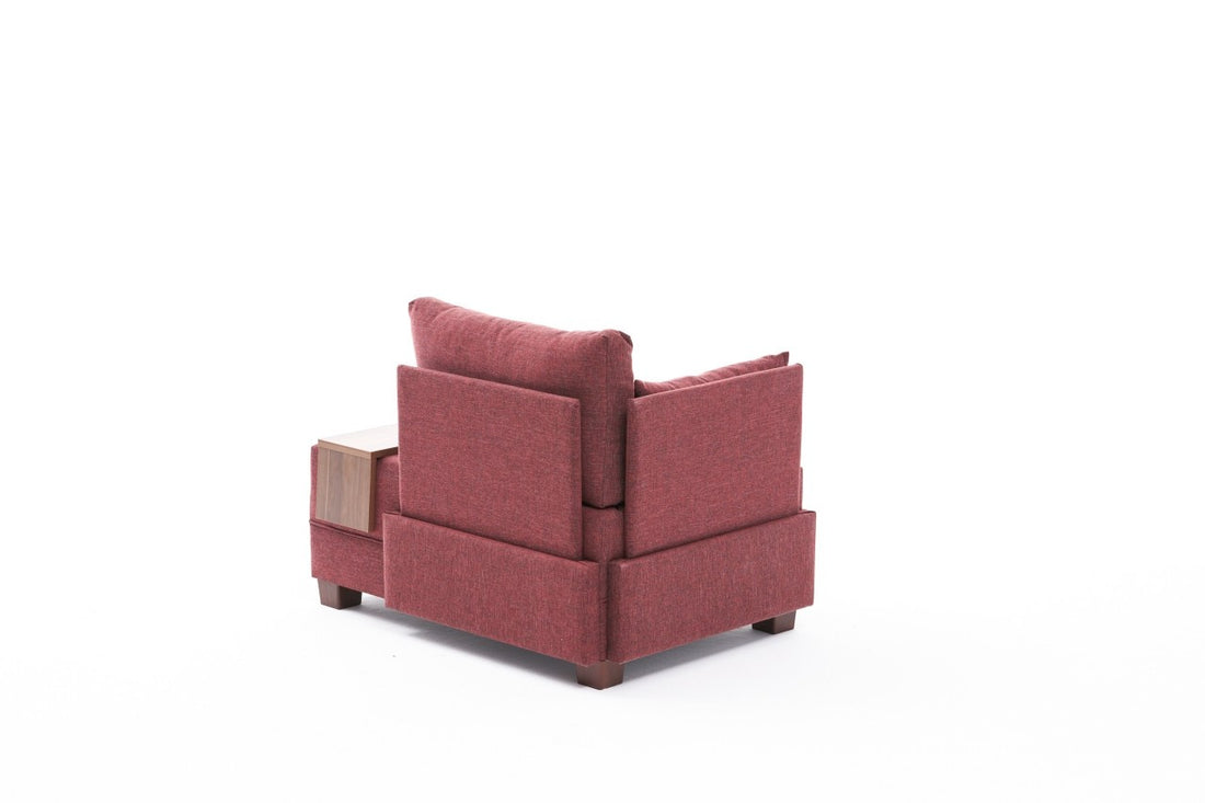 Canapé 1 place Fly Left - Claret Red