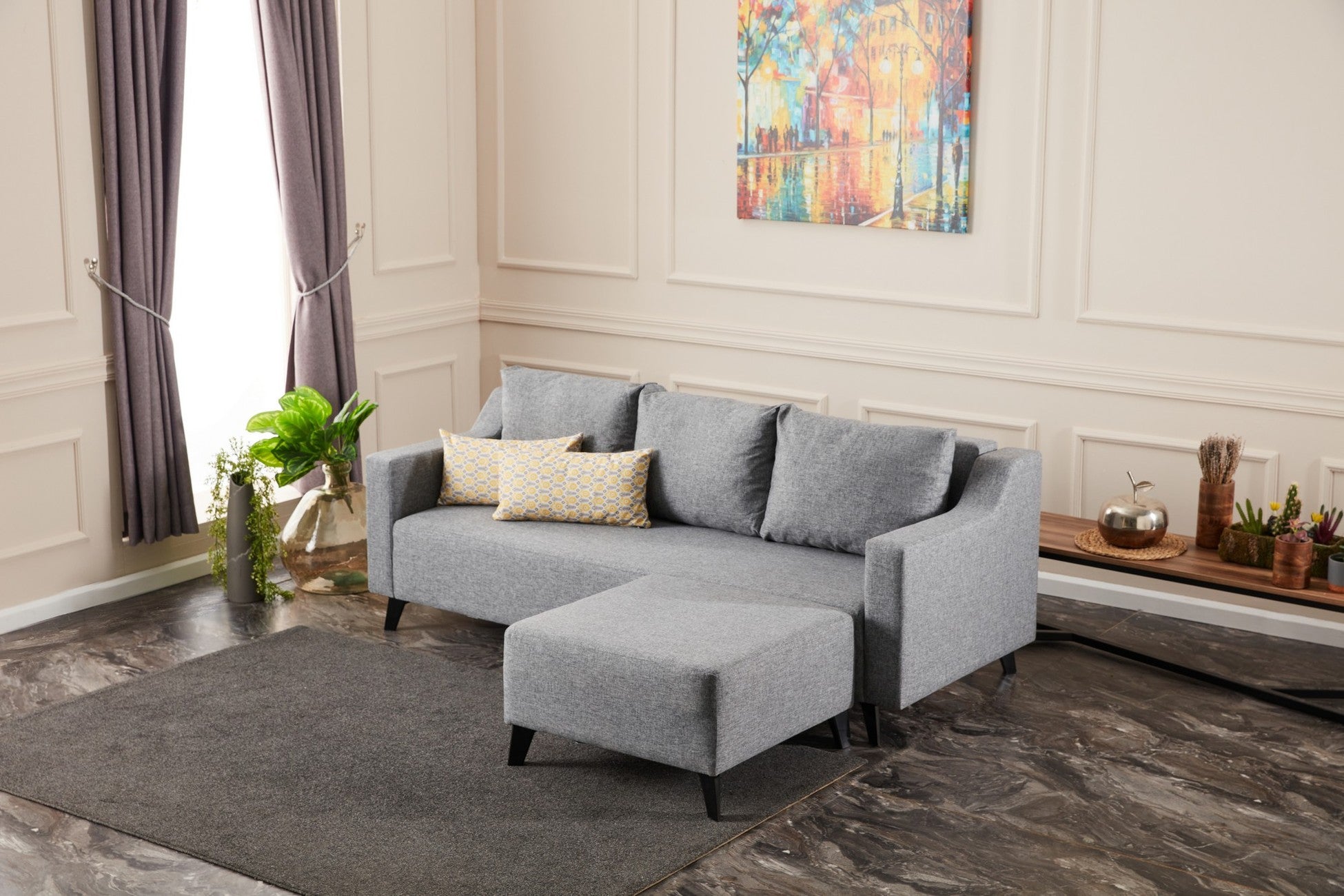 Canapé d'angle Doga - Grey