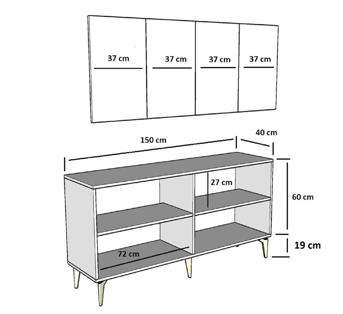 Console Midas - White, Gold