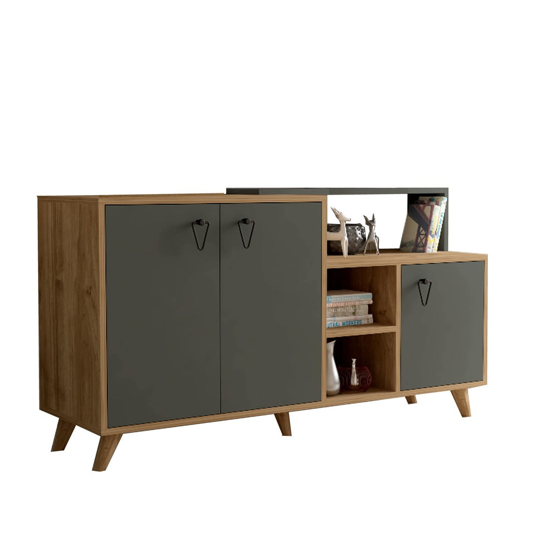 Console Luzzi - Walnut, Anthracite