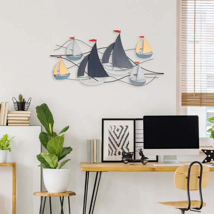 Accessoire mural en métal décoratif Hizir