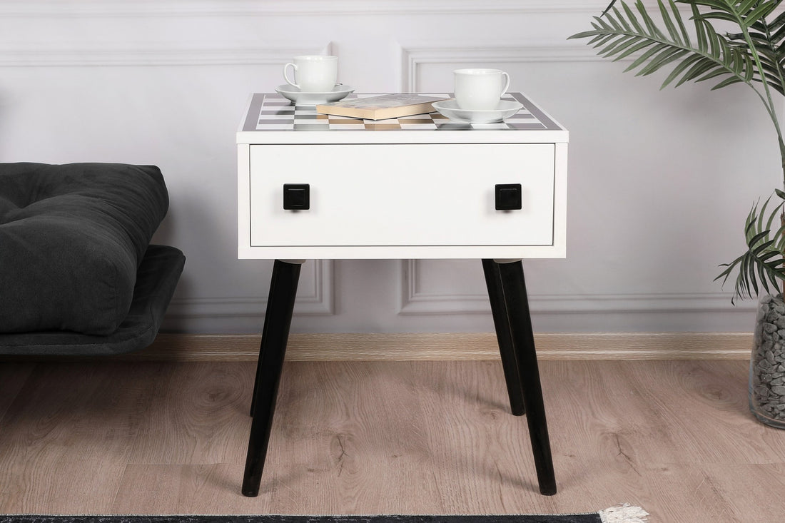 Table d'échecs Chesso - Black, White