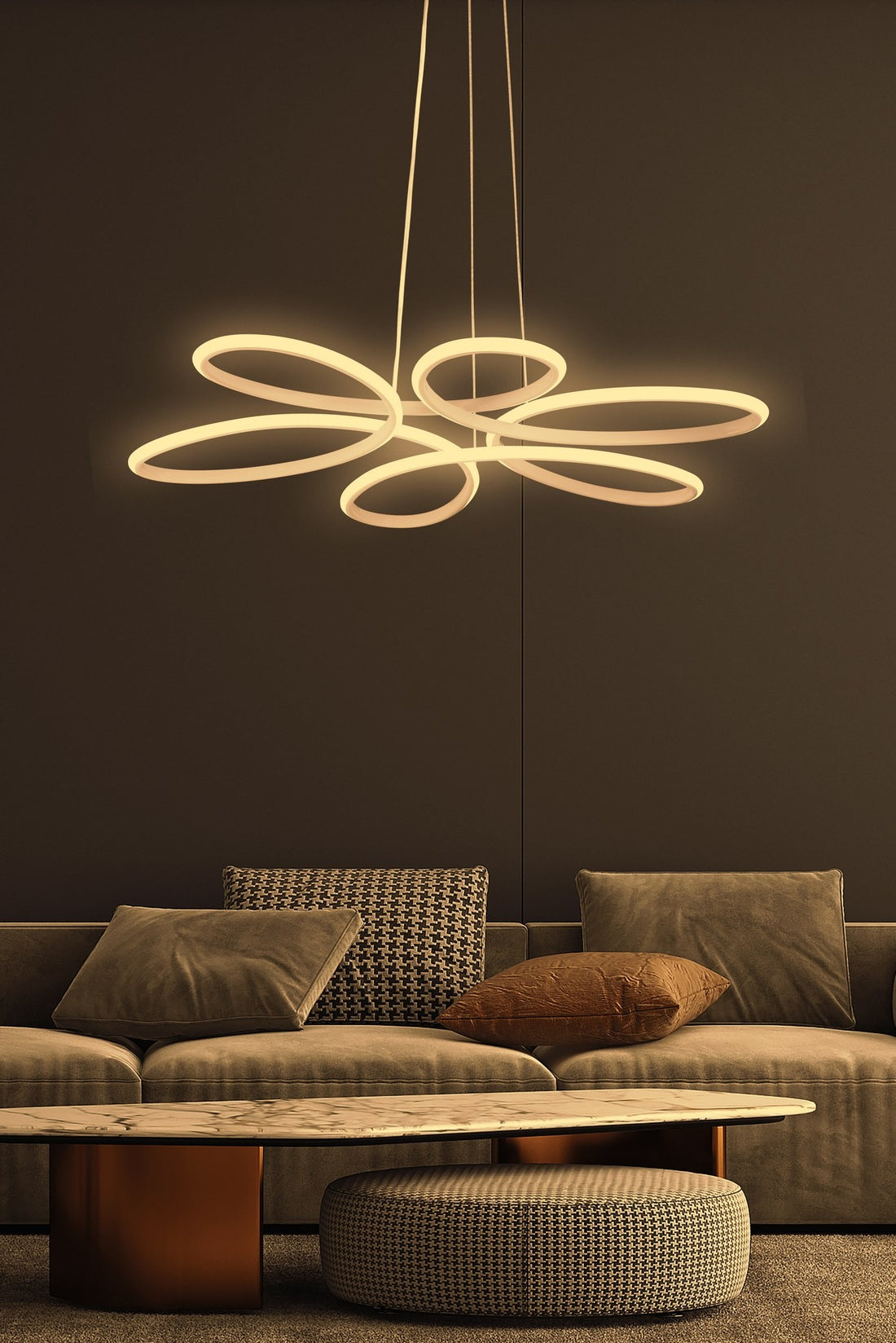 Lustre Berenices White-Yellow Light