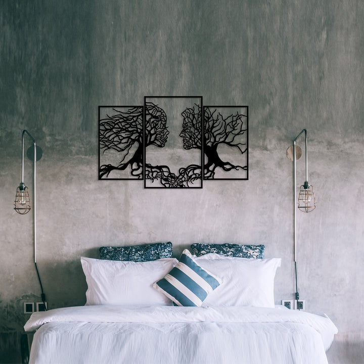 Accessoire mural en métal décoratif Love Tree