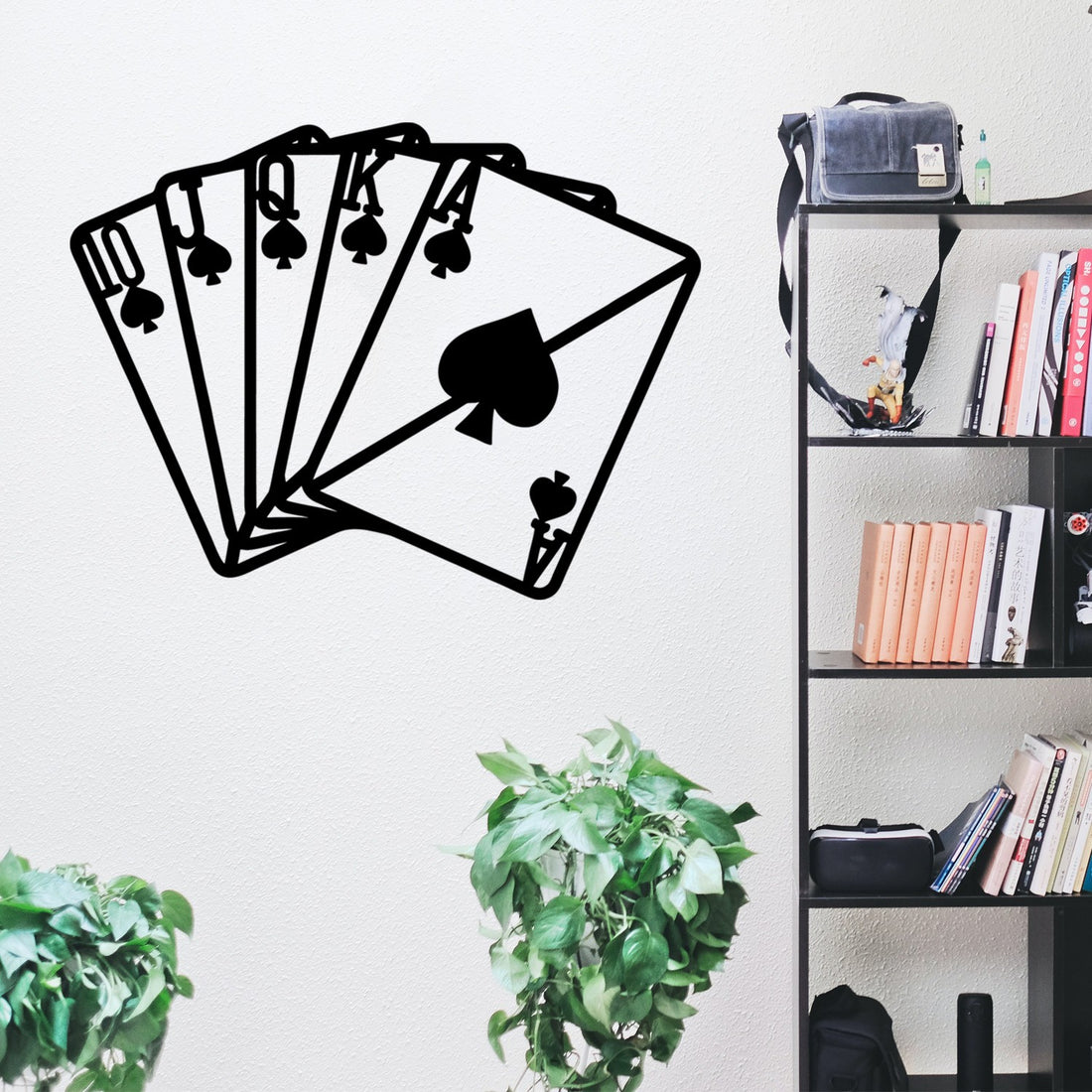 Accessoire mural en métal décoratif Kare As