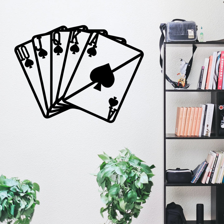 Accessoire mural en métal décoratif Kare As