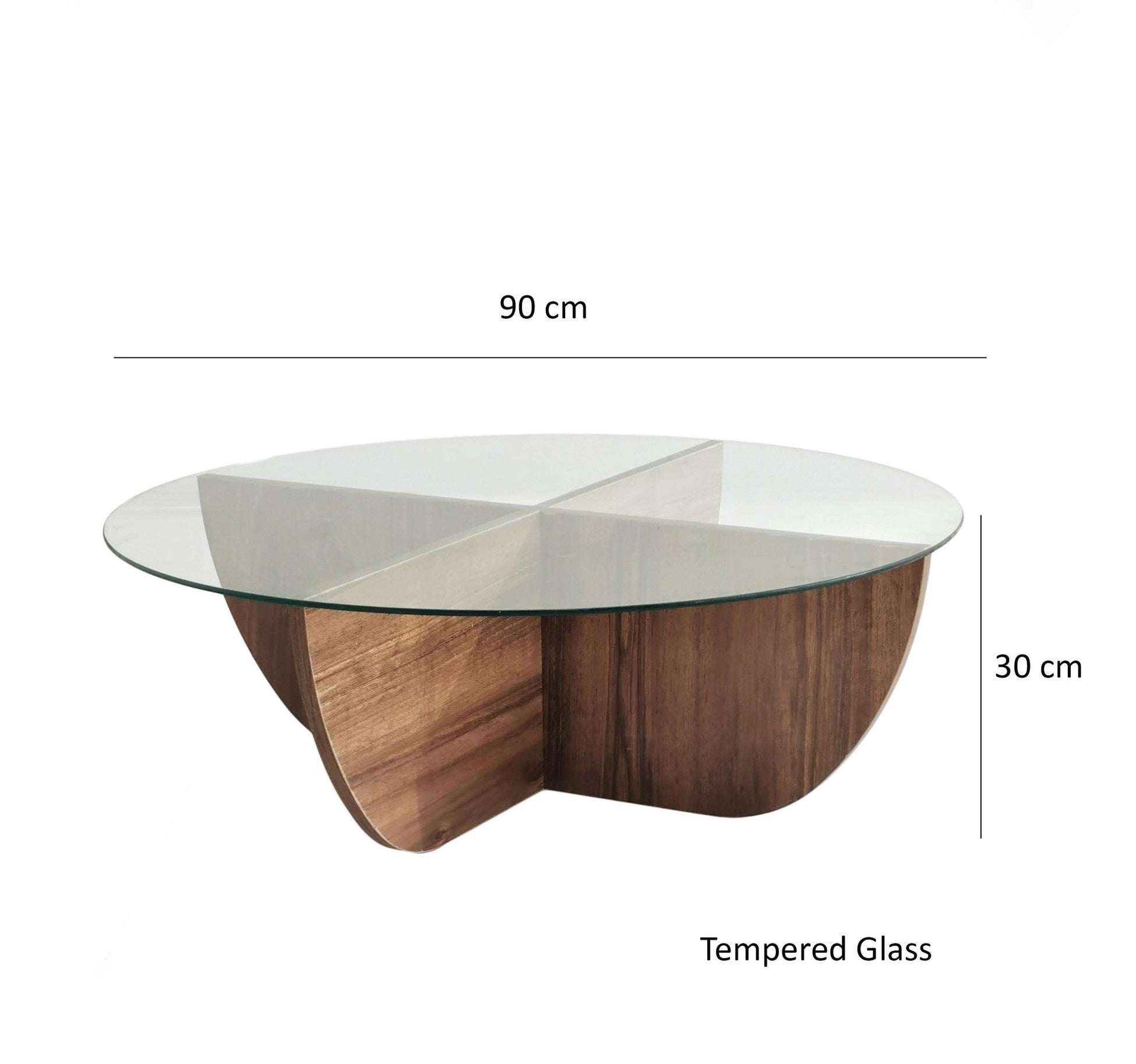 Table basse Lily - Walnut