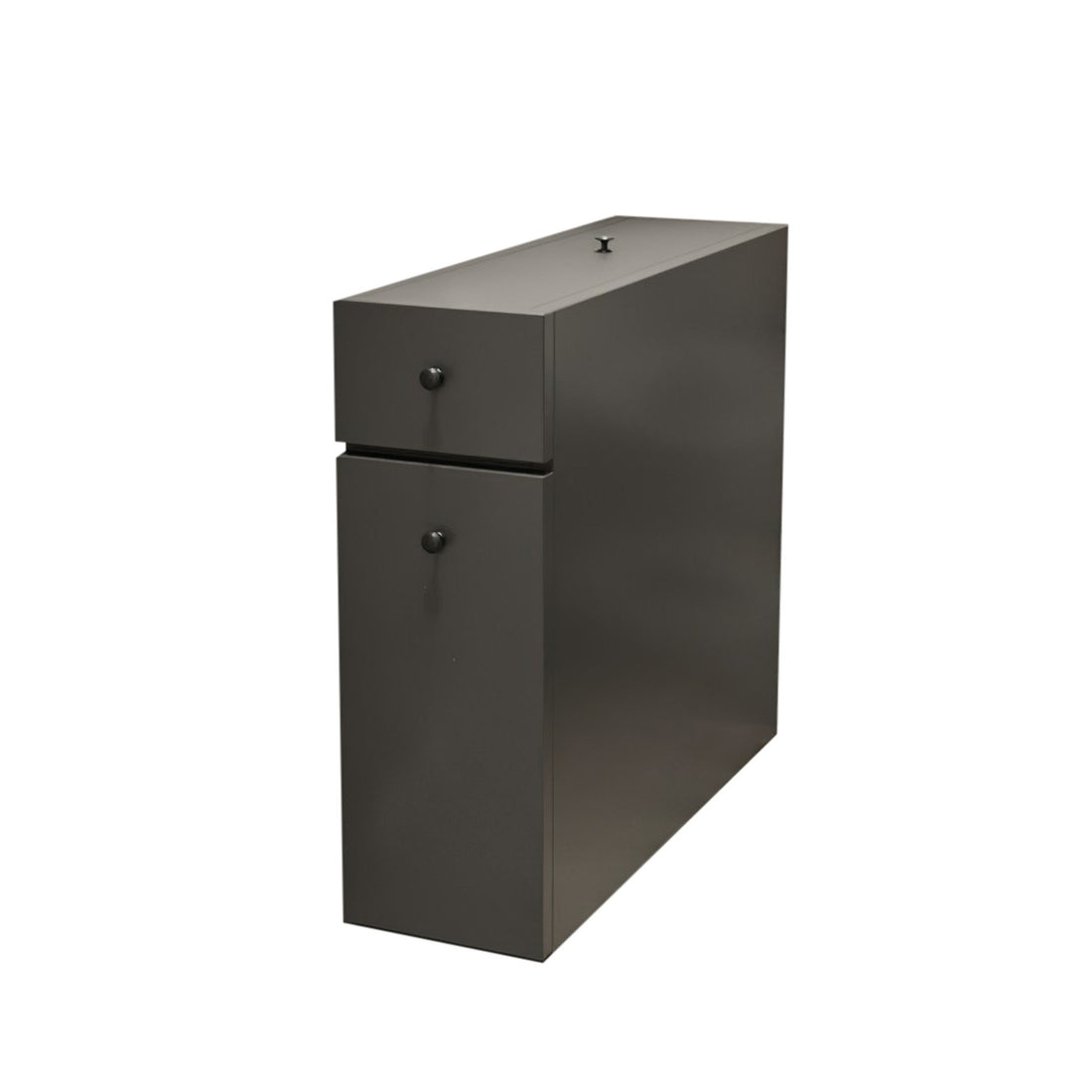 Meuble de salle de bain Caleen avec tiroirs anthracite