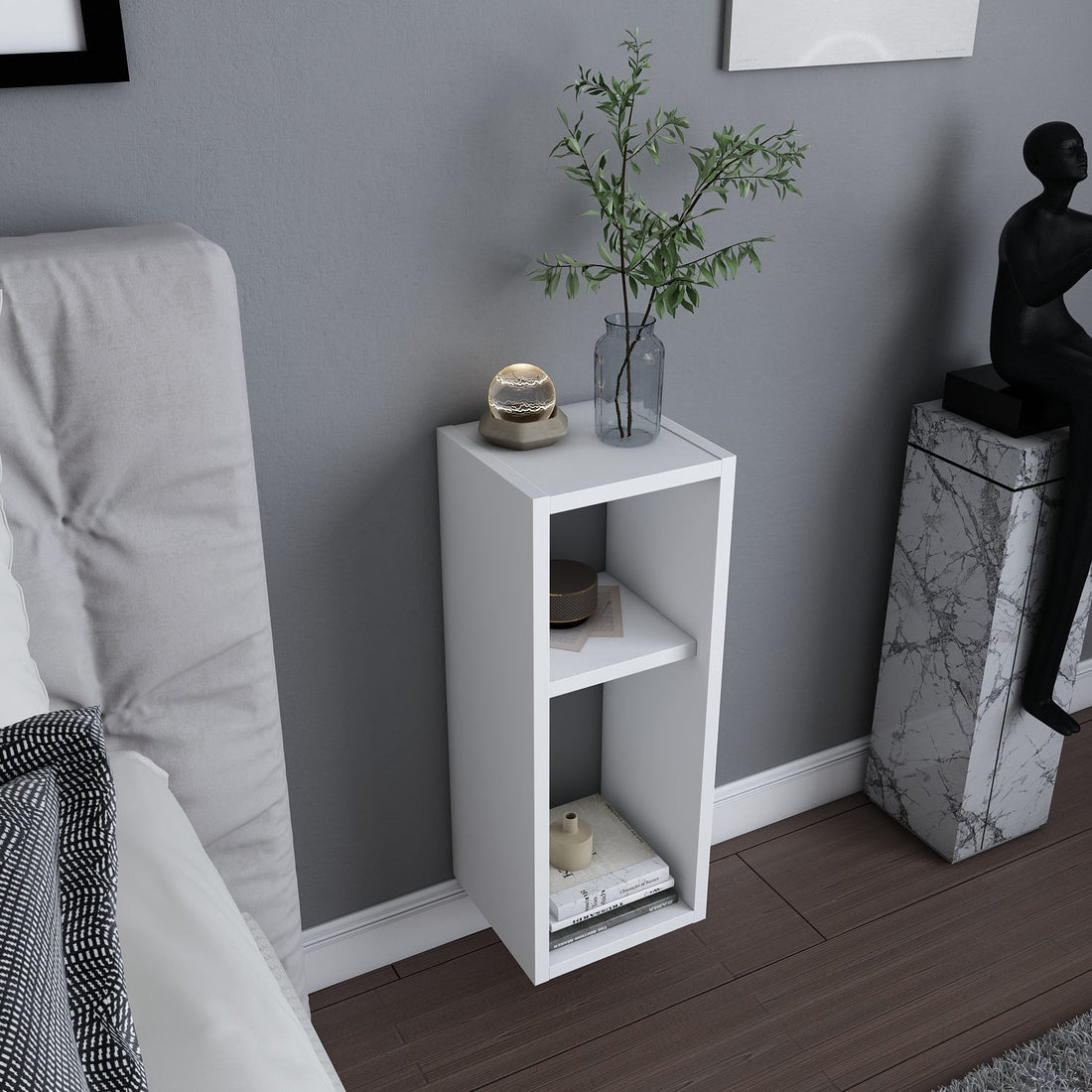La table de nuit Sault - White