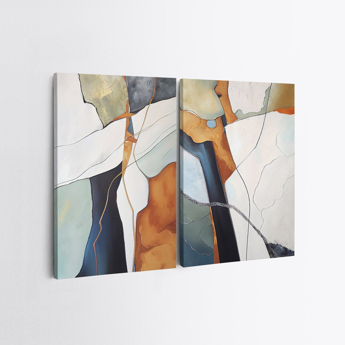 Peinture décorative en toile (2 pièces) 2KNV4348 - 50 x 70