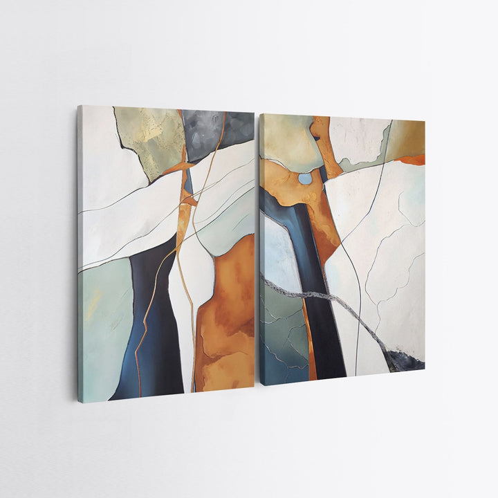 Peinture décorative en toile (2 pièces) 2KNV4348 - 50 x 70