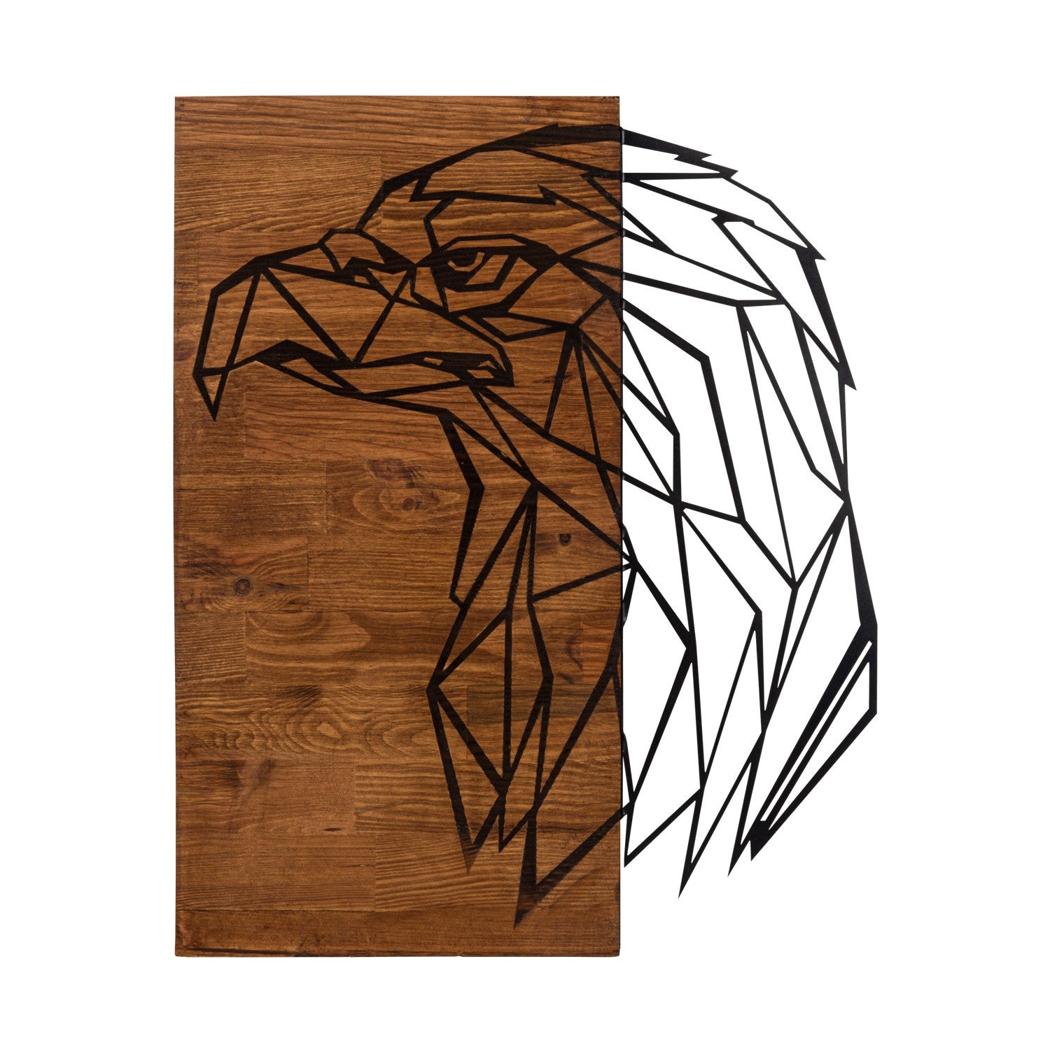 Accessoire mural en bois décoratif Kartal