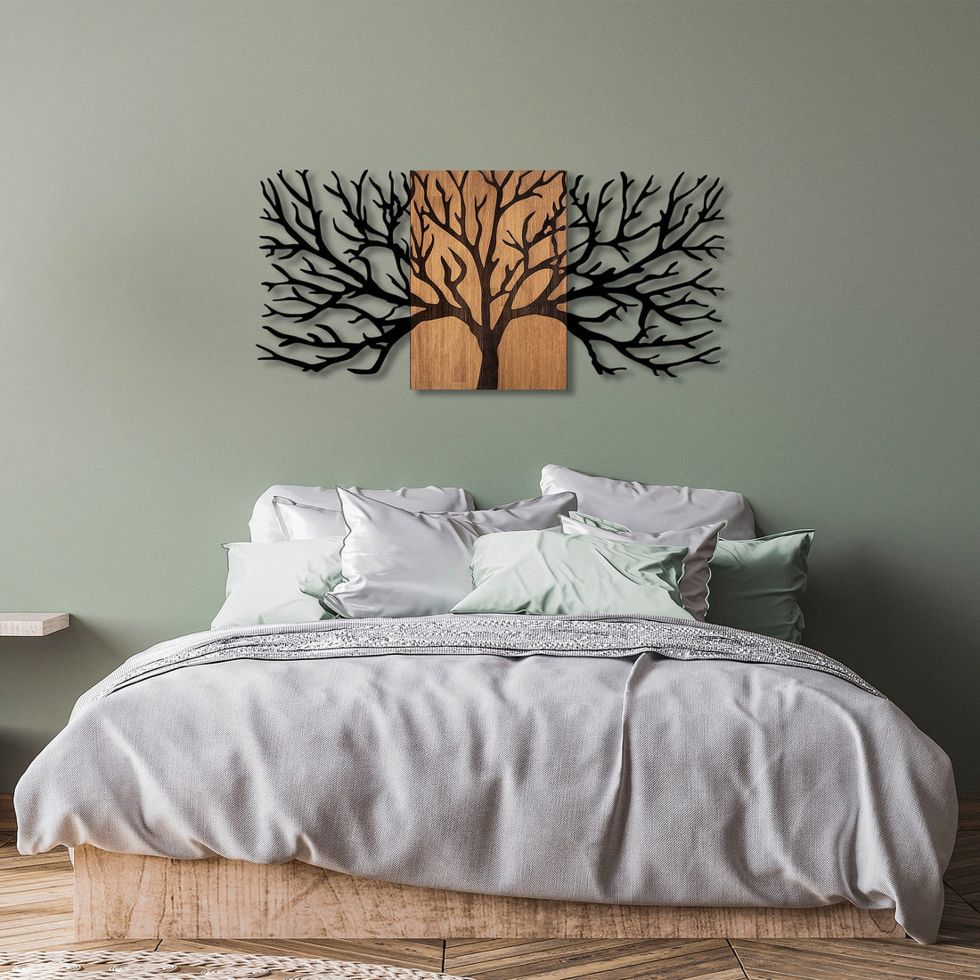 Accessoire mural en bois décoratif Tree - 327