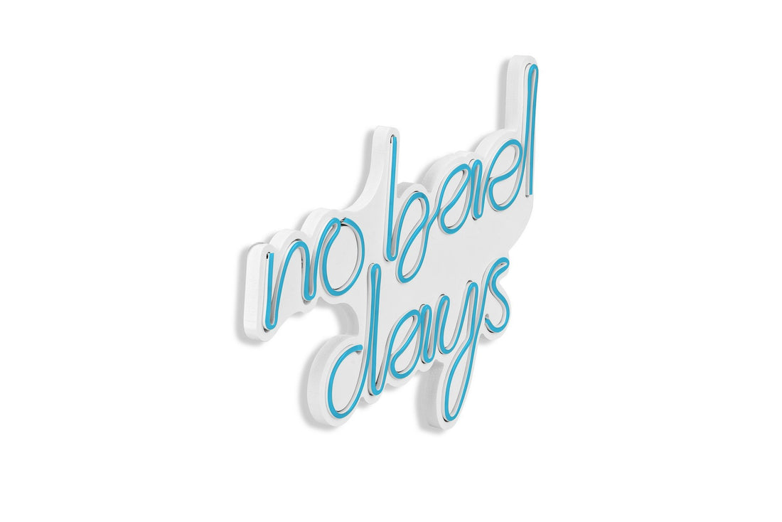 Éclairage LED en plastique décoratif No Bad Days - Blue