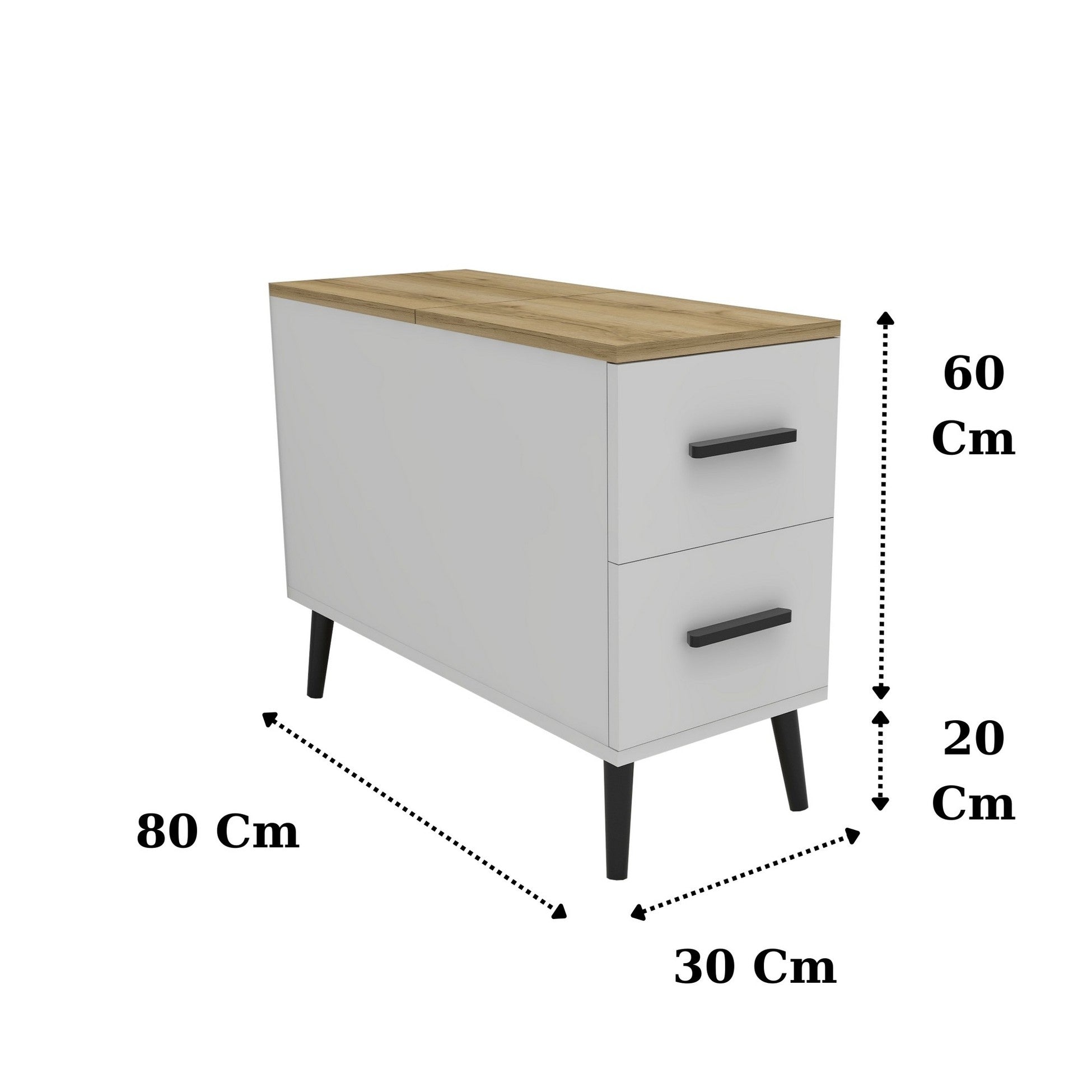Table d'appoint Island - White,Delta