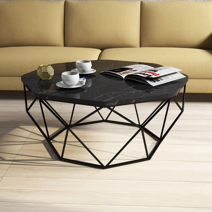 Table basse Diamond - Black Marble
