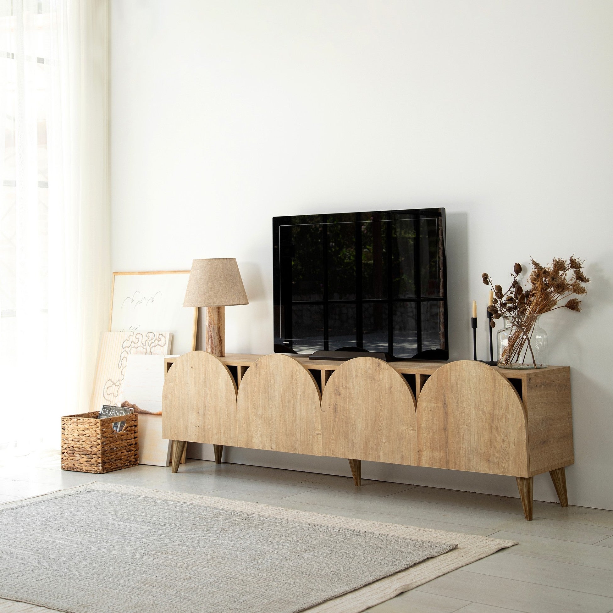 Meuble TV Mesta - Oak v2