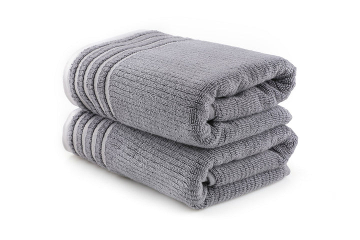 Ensemble de serviettes à main (2 pièces) Mayra - Dark Grey