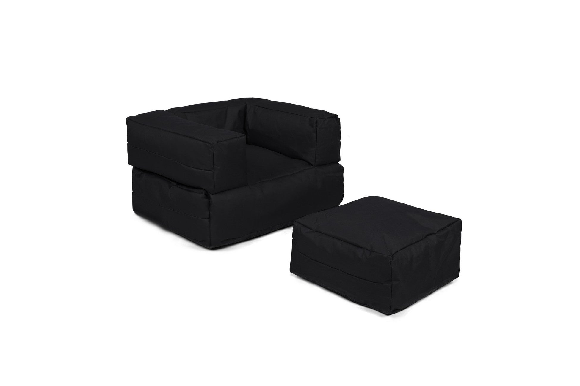 Pouf de jardin Kids Single Seat Pouffe - Black