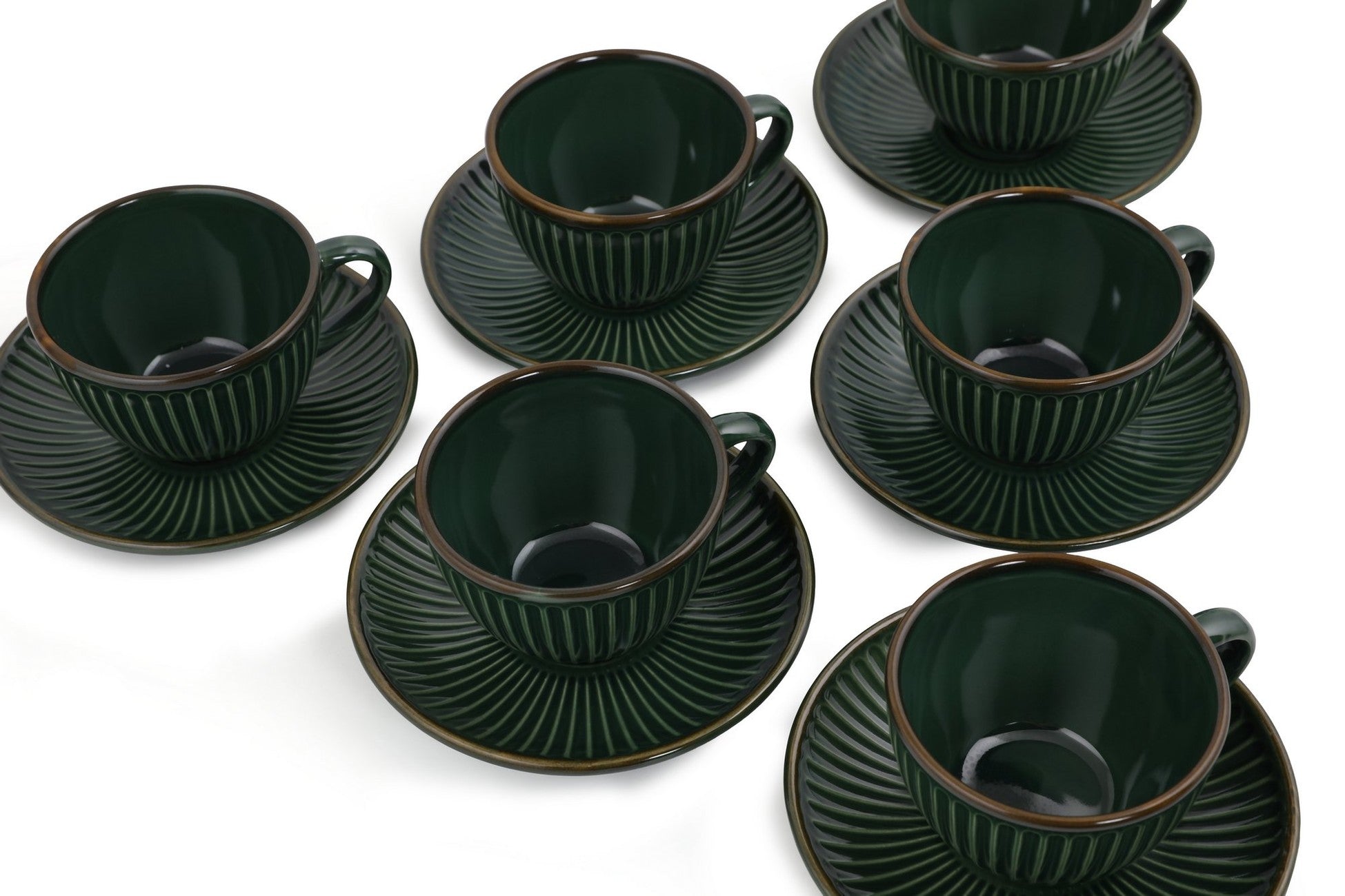 Tea Cup Set (12 Pieces) TC057012FRA5A839700MATT300
