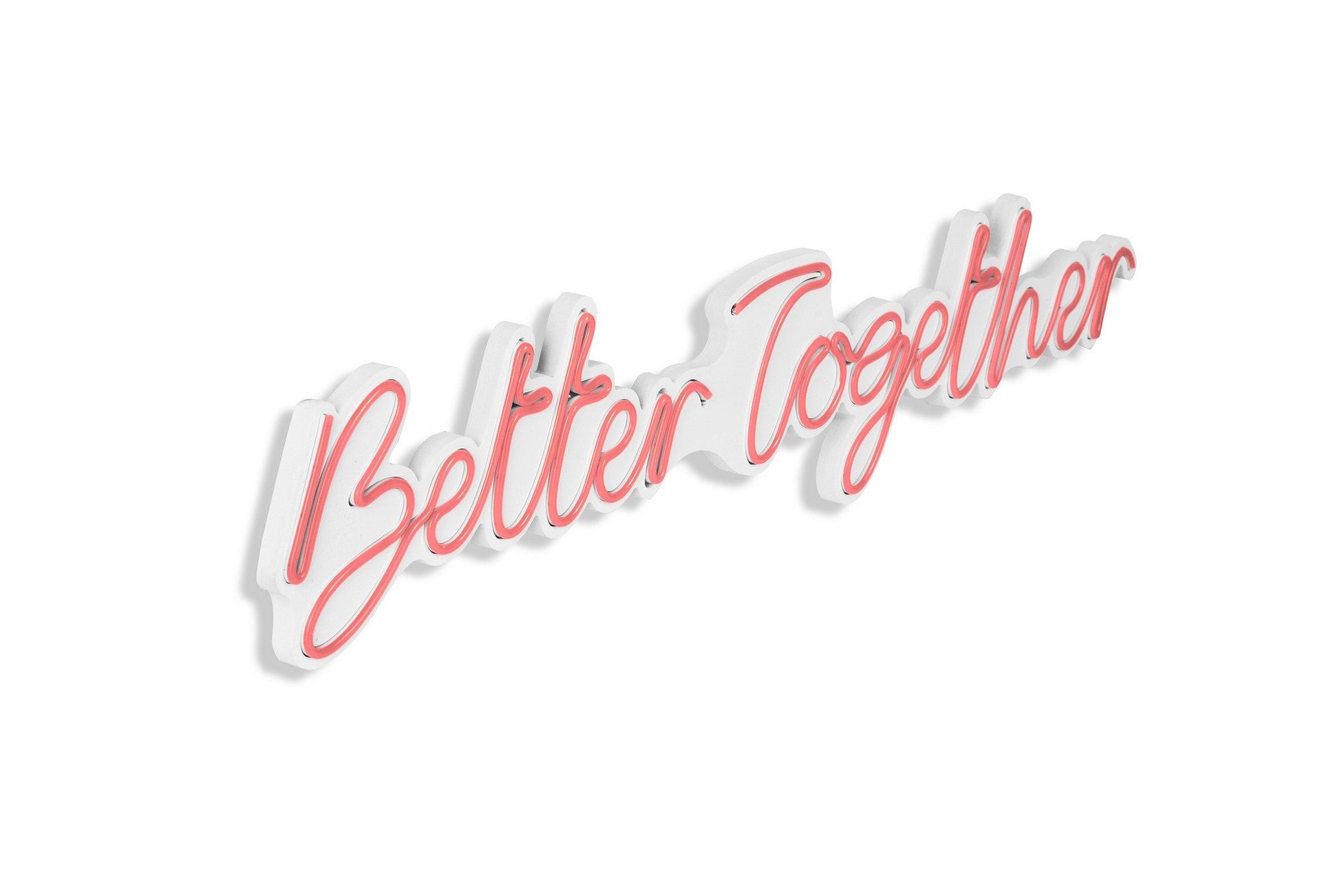 Éclairage LED en plastique décoratif Better Together - Pink