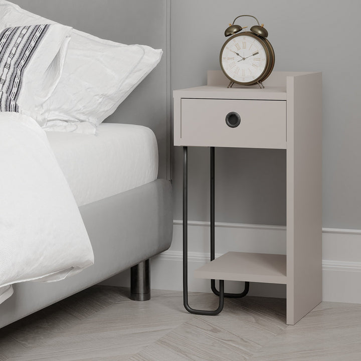 La table de nuit Sirius Right - Light Mocha