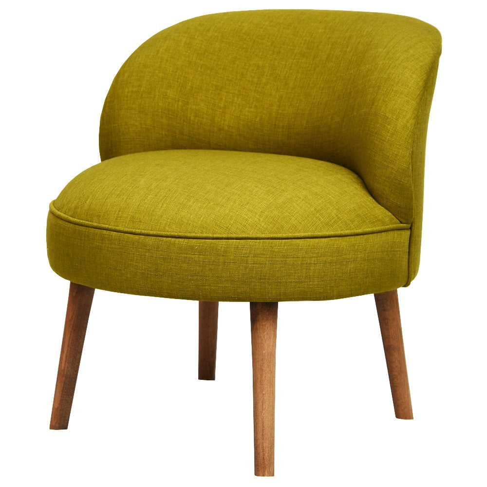 Fauteuil à oreilles Nice - Peanut Green