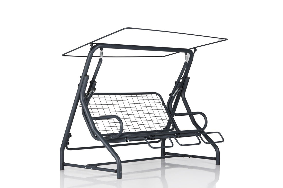 Chaise swing triple jardin Vitis 4 - Multicolor