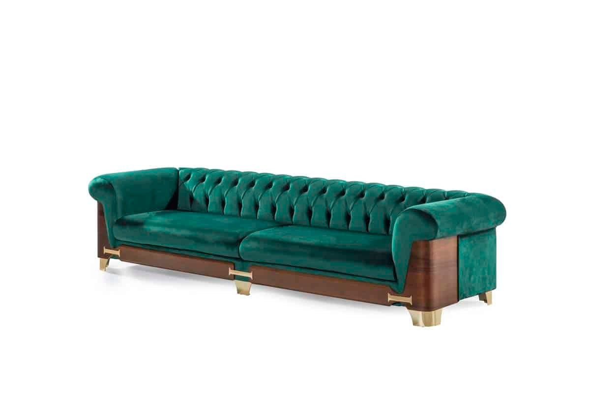 Nish Canapé 4 Places Vert