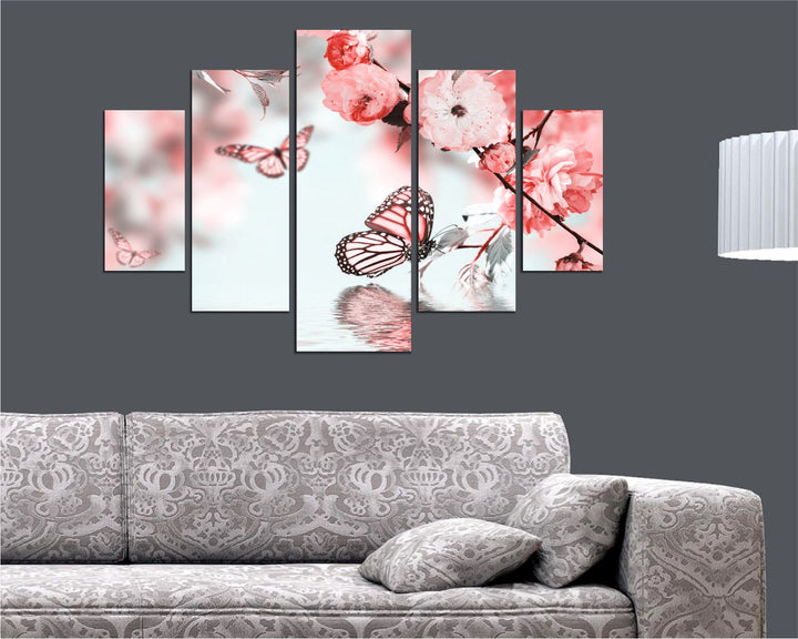 Peinture décorative MDF (5 pièces) ST111