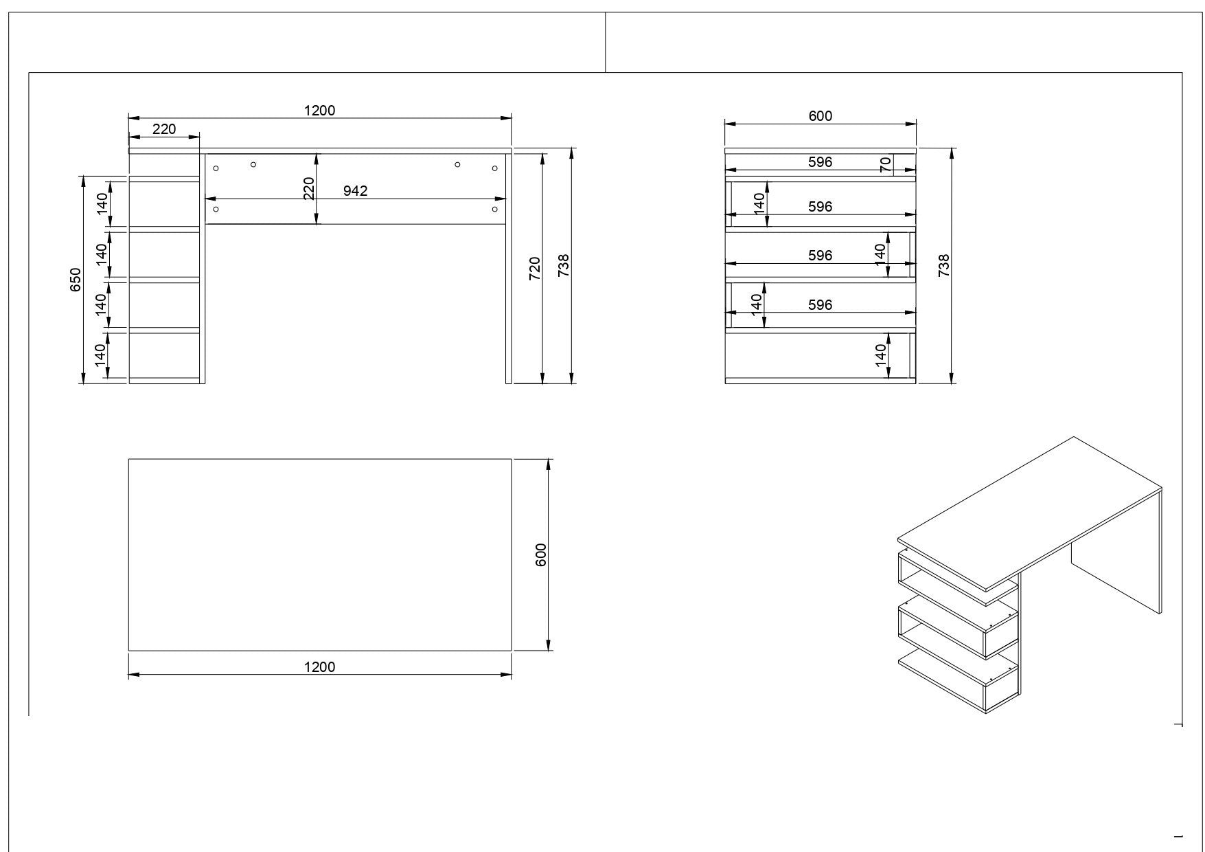 Bureau d'étude Snake - White