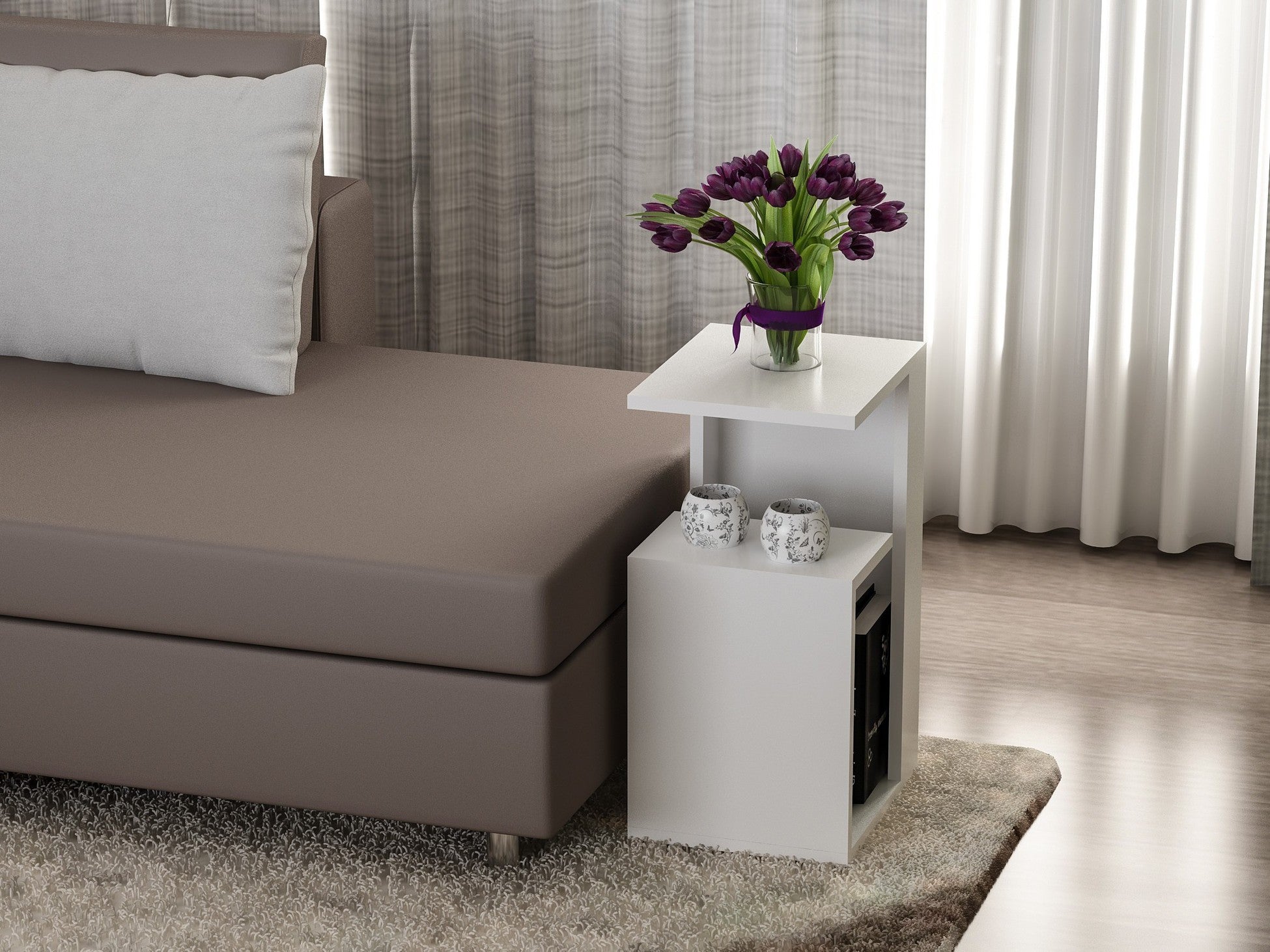 Table d'appoint Sister - White