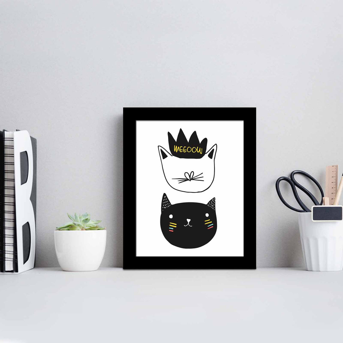 Peinture mdf encadrée décorative SCT-017