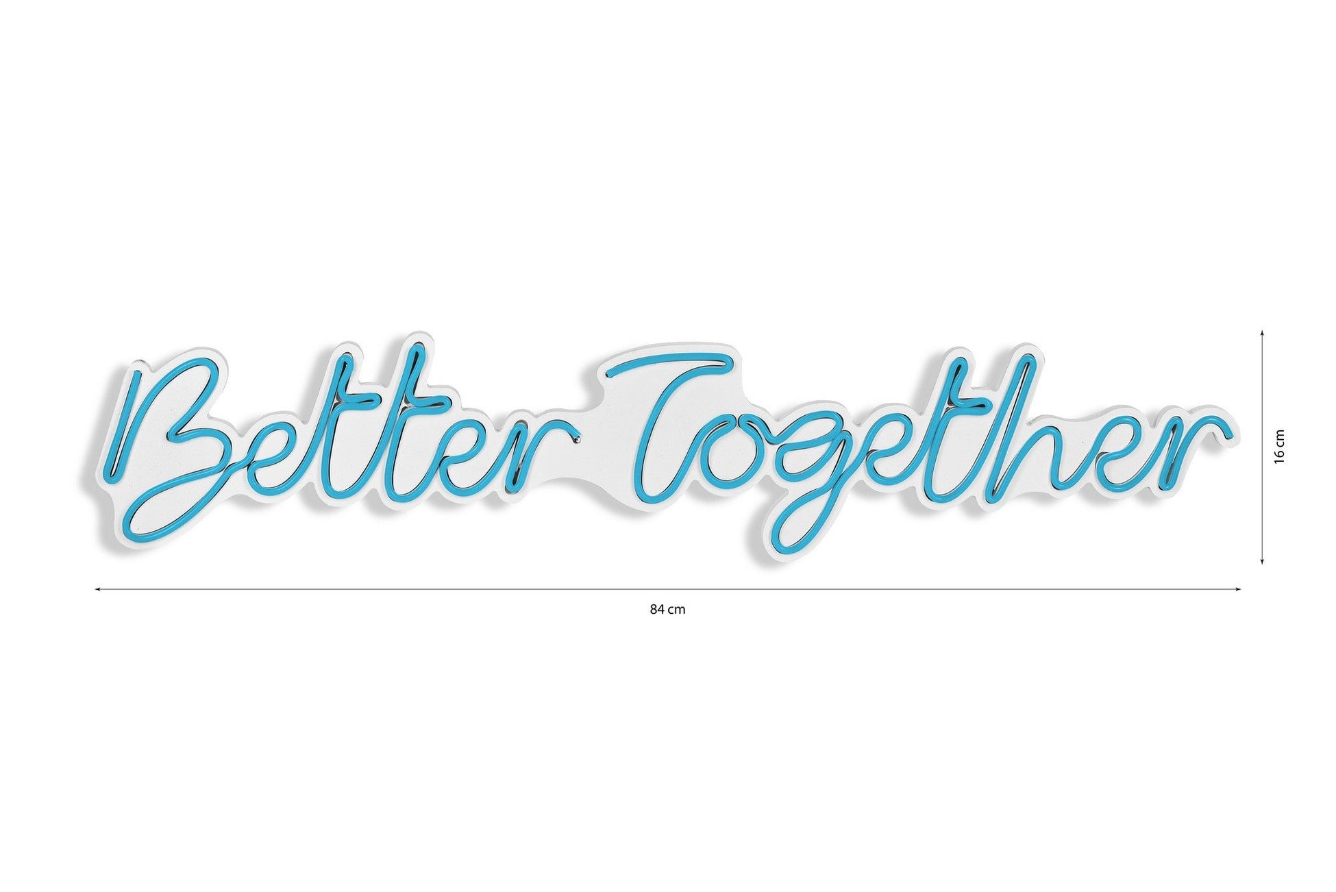 Éclairage LED en plastique décoratif Better Together - Blue
