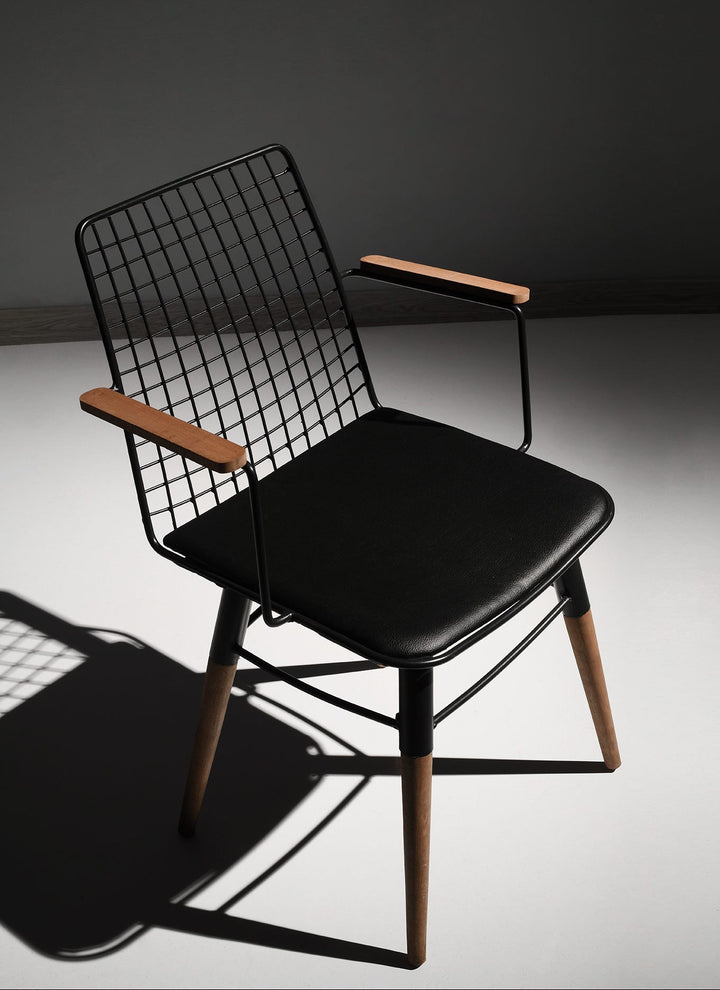 Chaise en métal trend (lot de 2)
