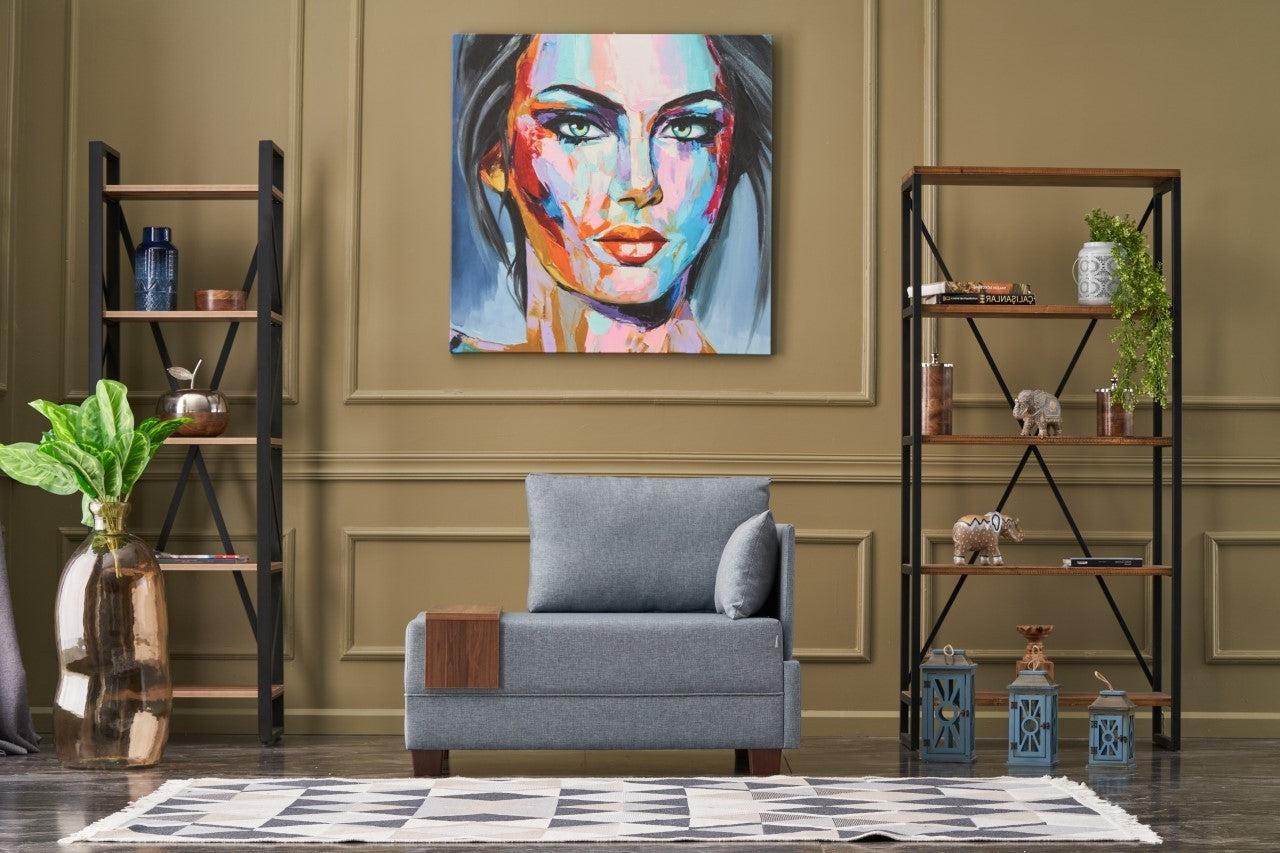 Canapé 1 place Fly Right - Light Blue