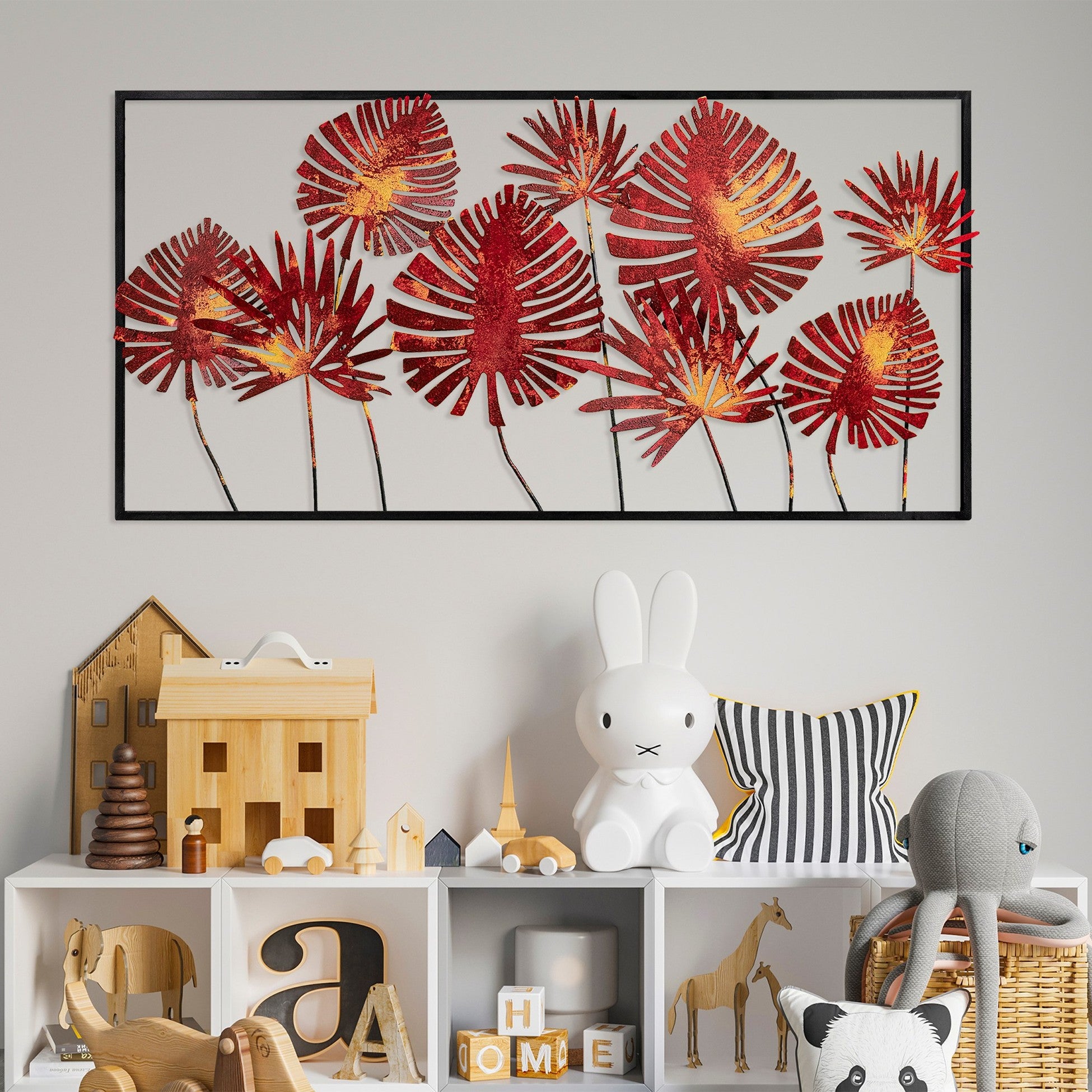 Accessoire mural en métal décoratif Yıldız 3