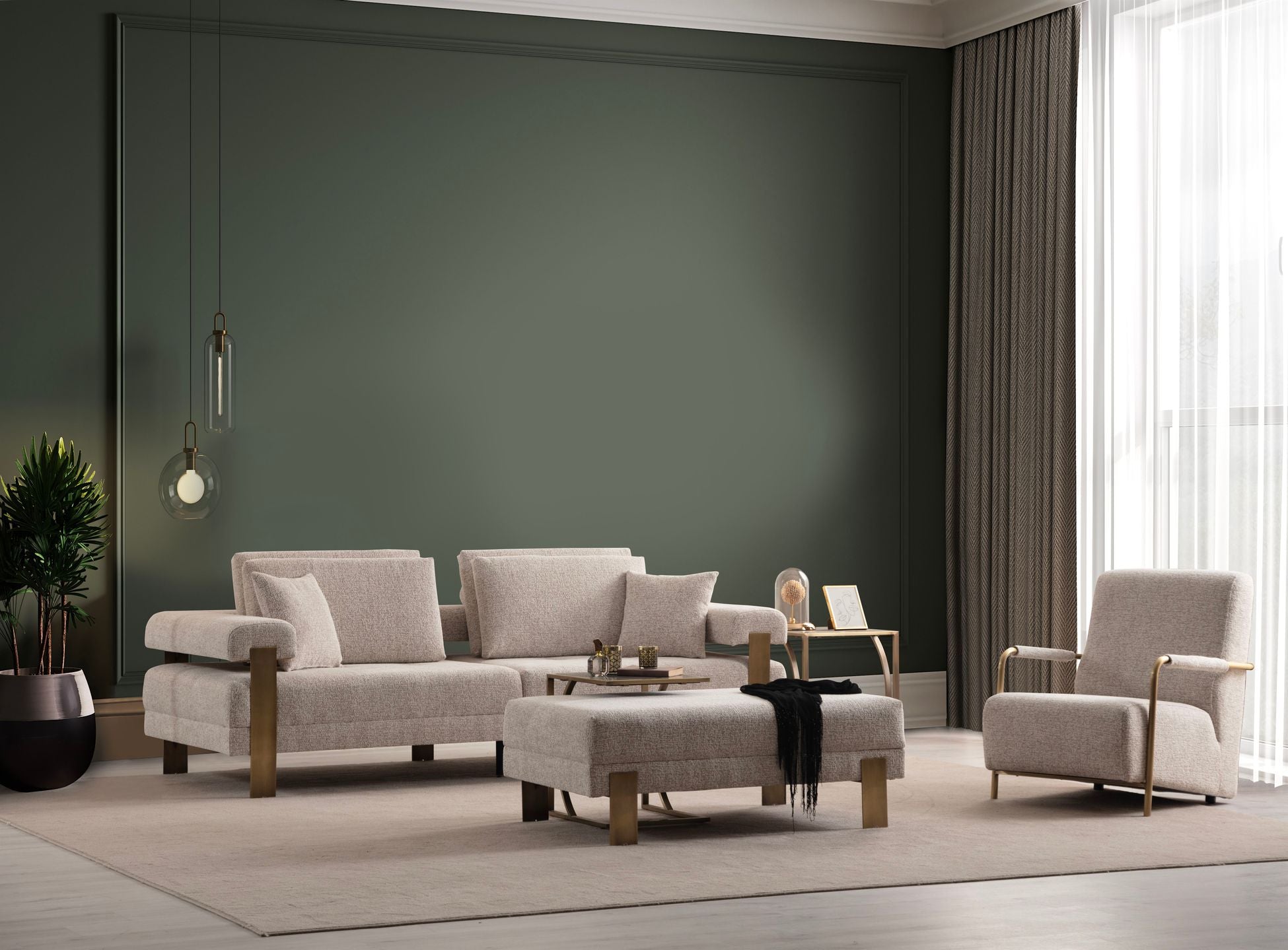 Deep Lıvıng Canapé 3 Places