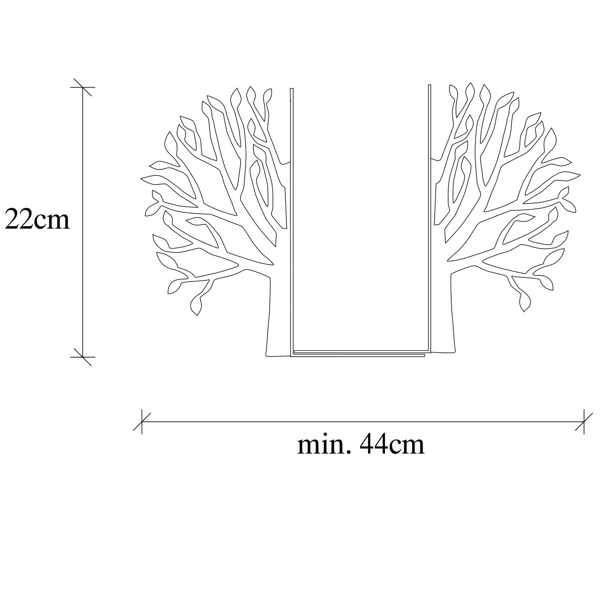 Metal Birder Kitap tutucu 7 - Black